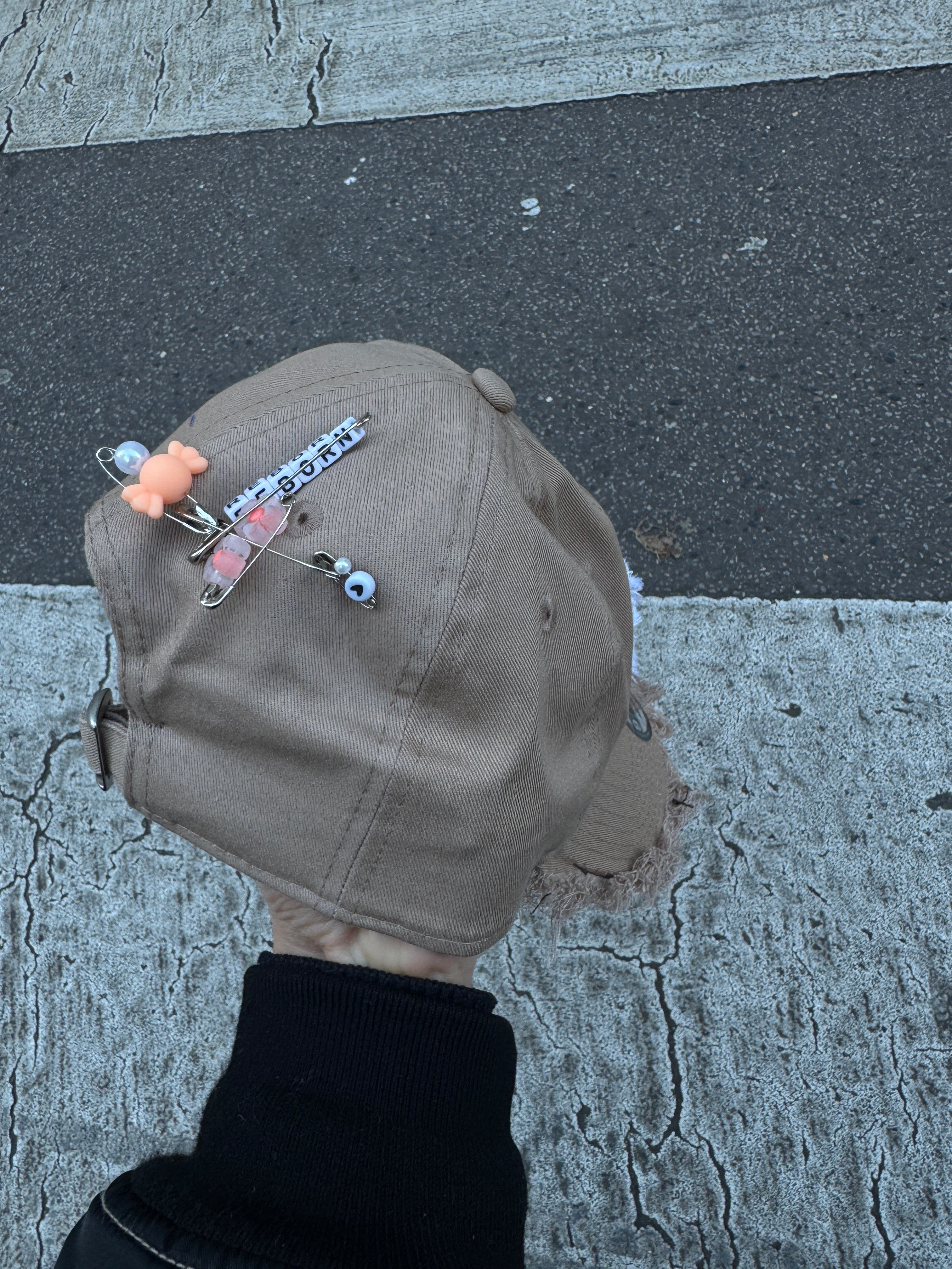 Casquette NY ajustable visière ronde