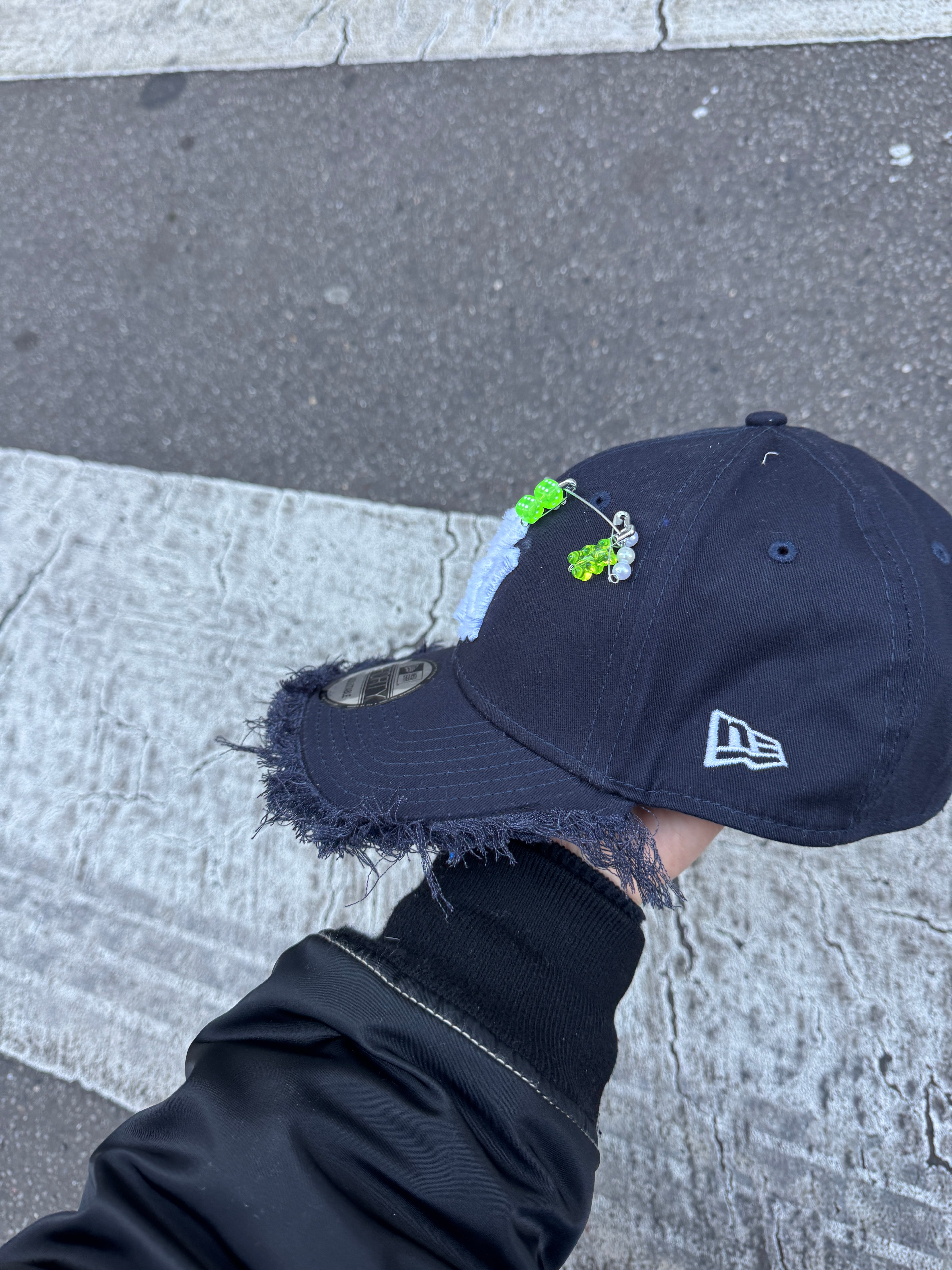 Cap NY ajustable visière ronde