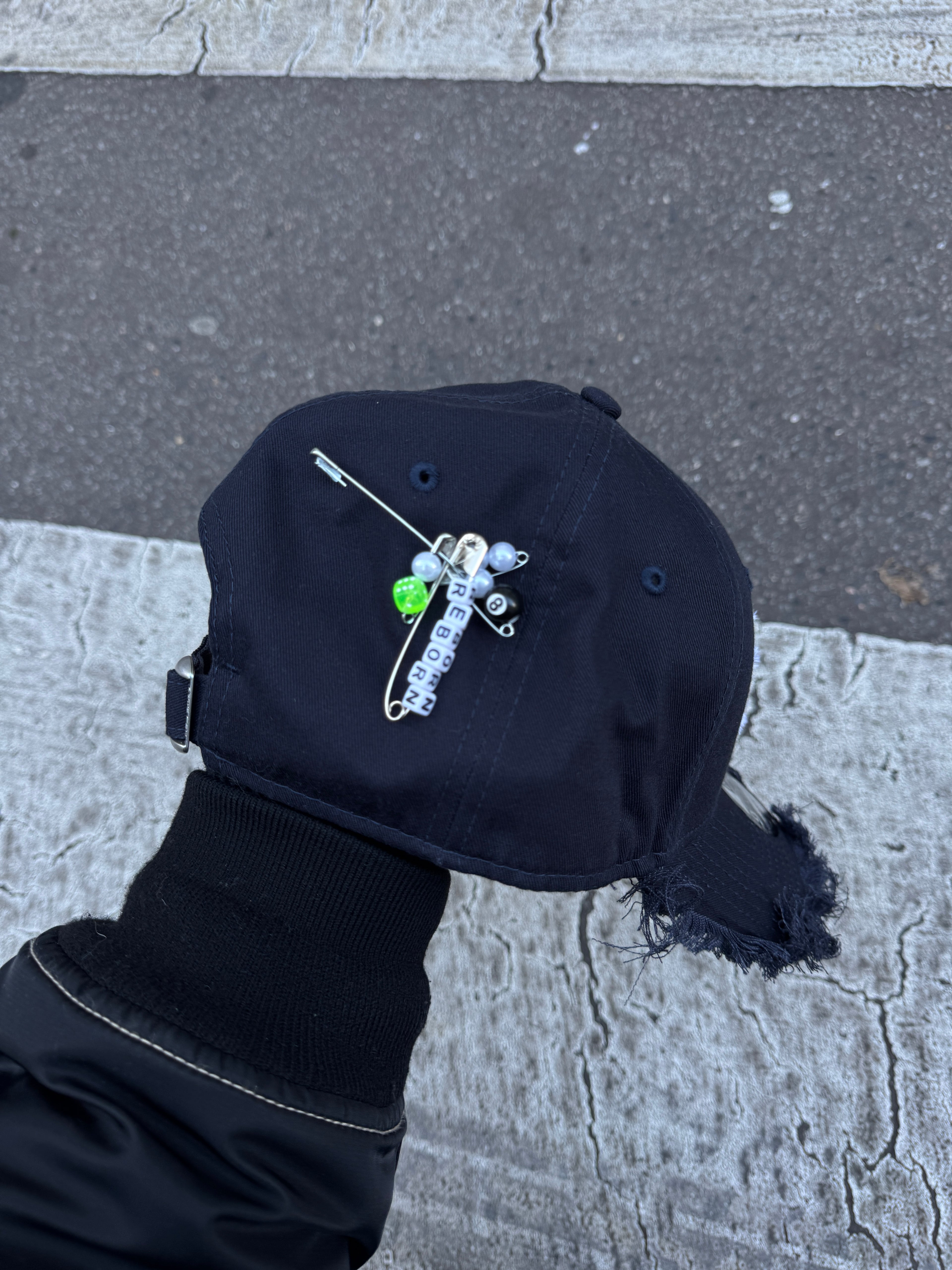 Cap NY ajustable visière ronde