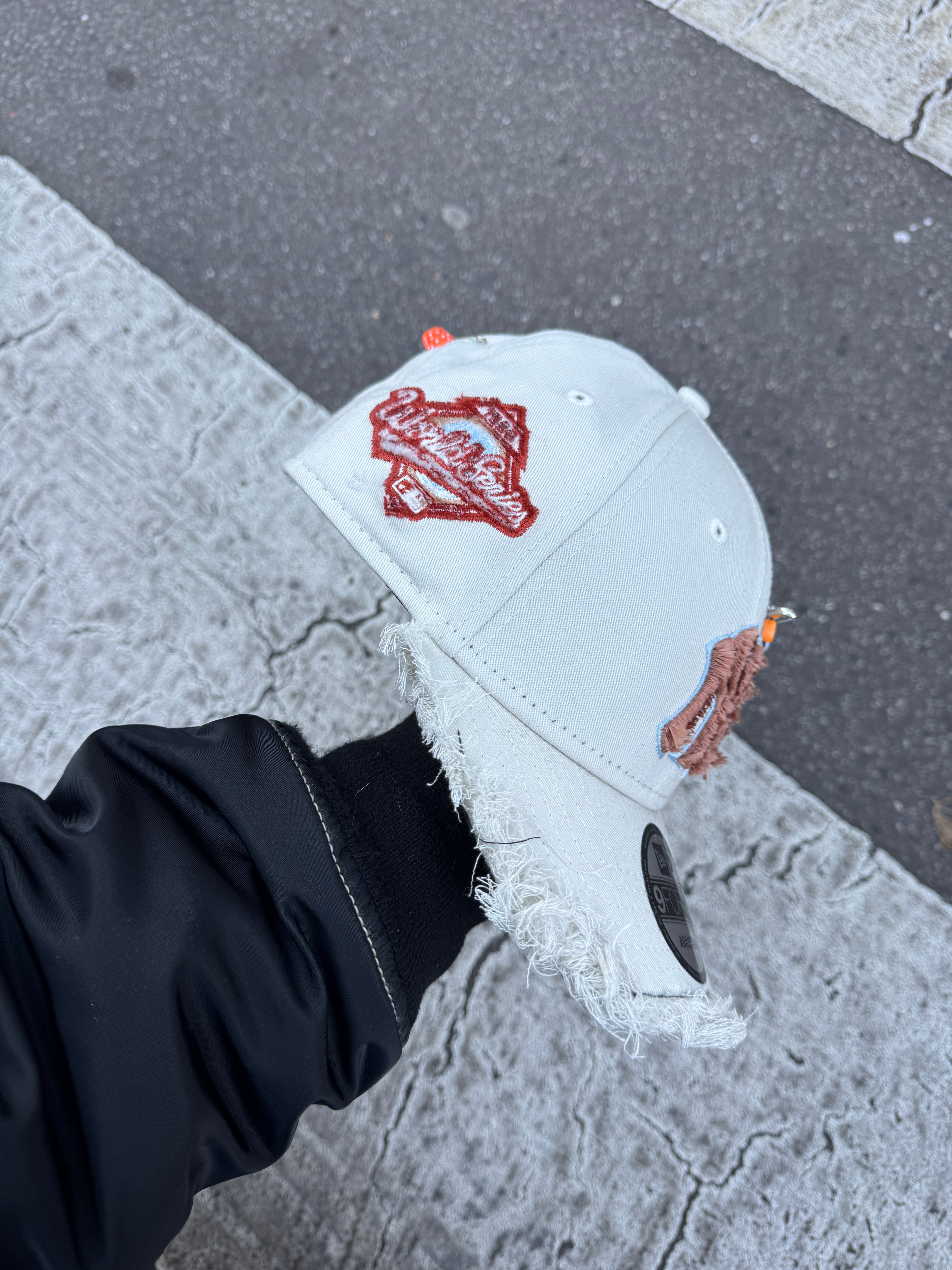 Cap NY ajustable visière ronde