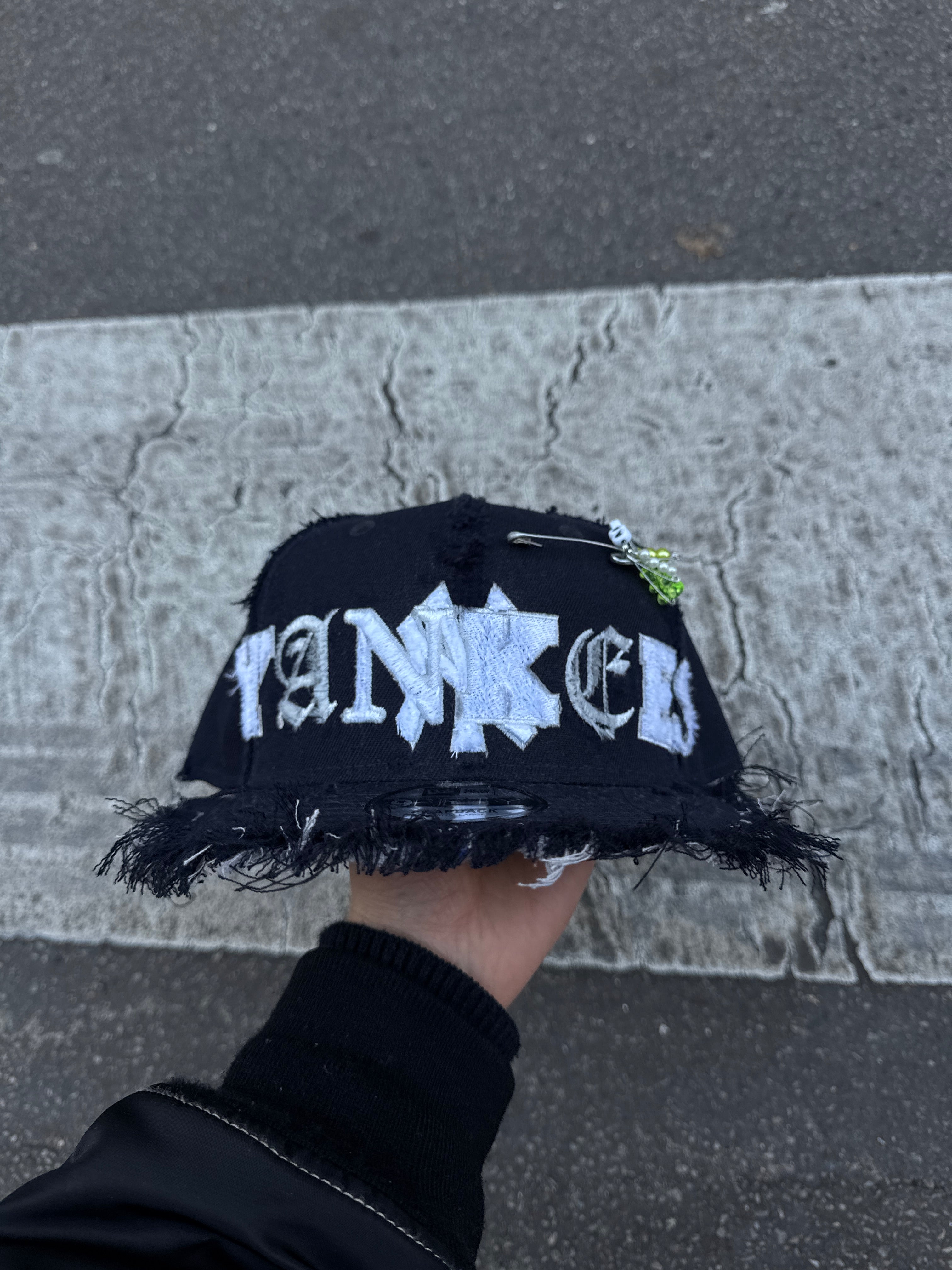 Cap NY ajustable visière plate