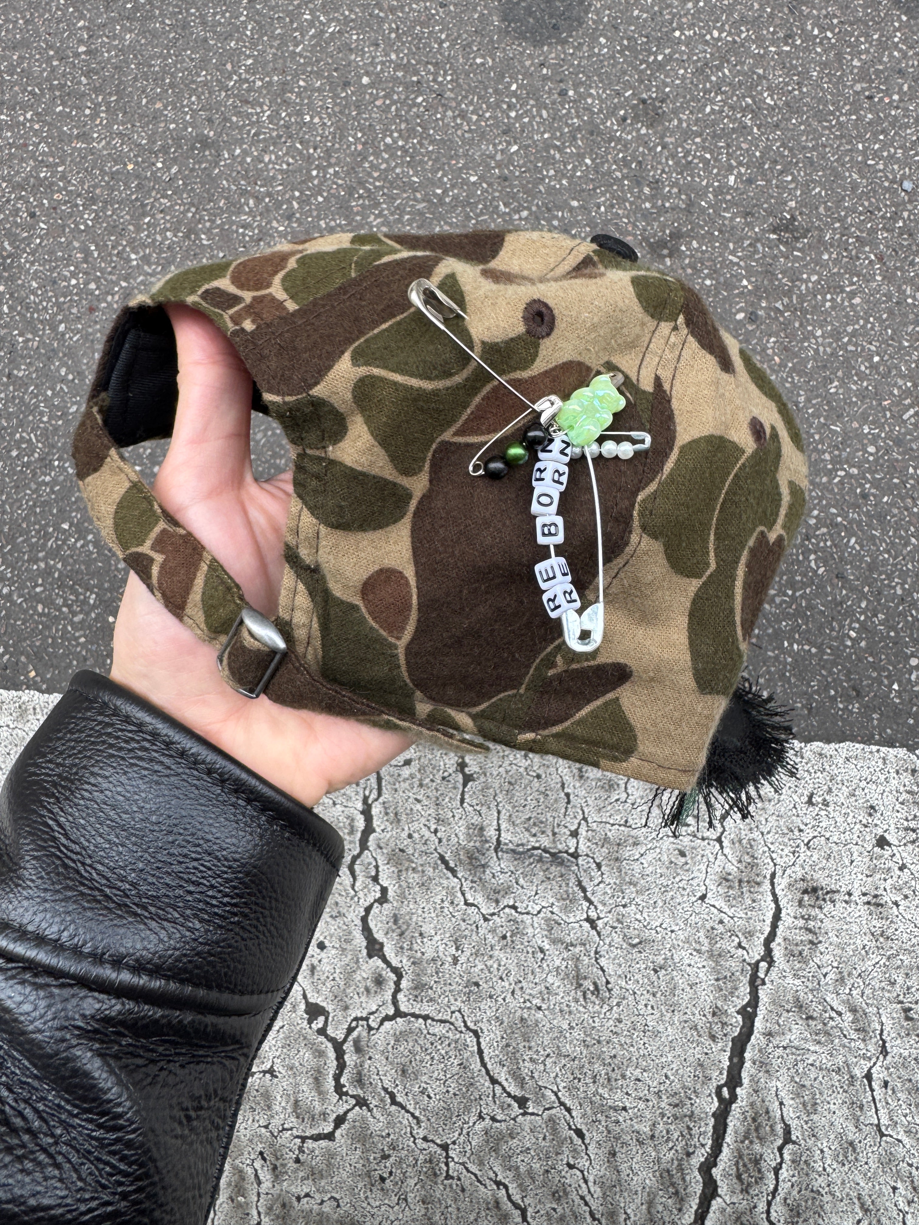 Cap NY Camouflage réglable visière plate