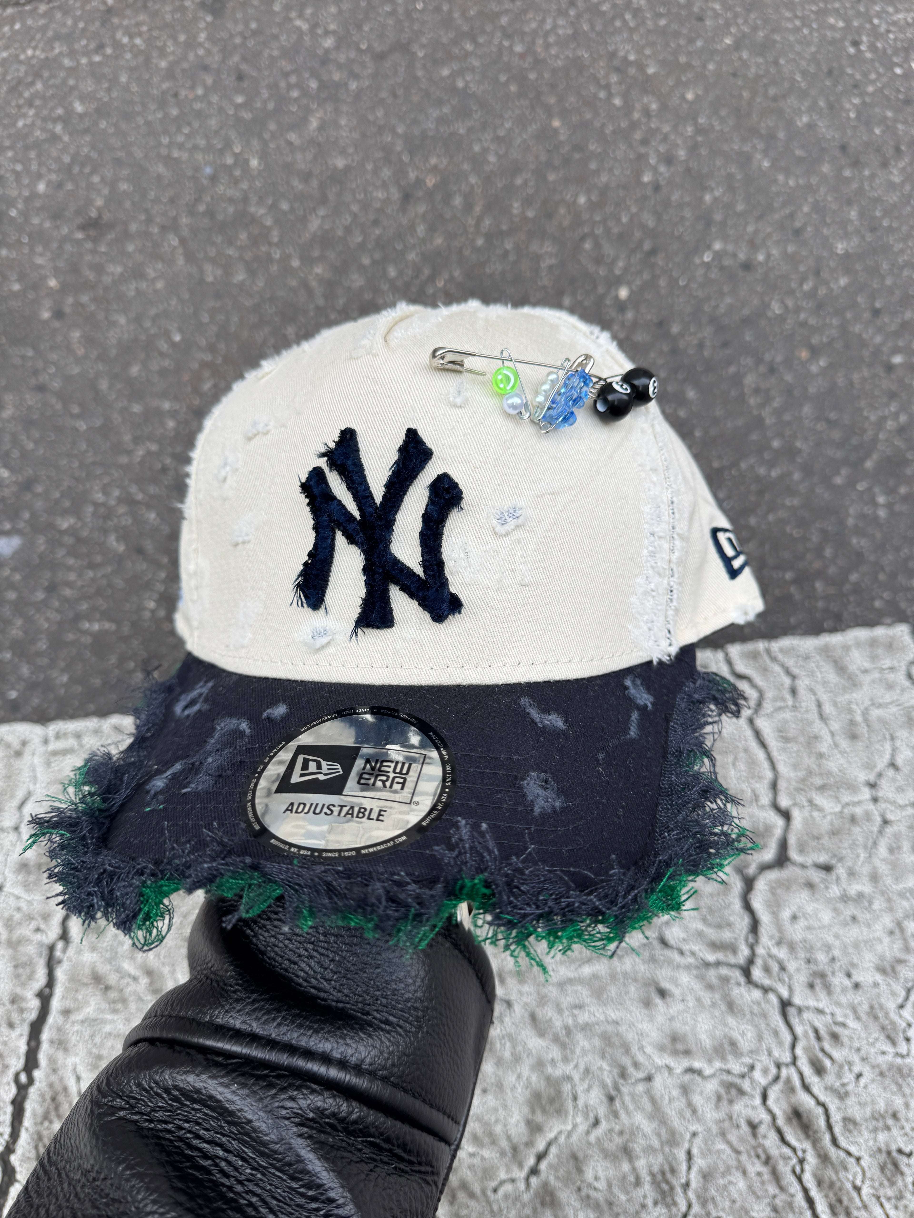 Cap NY ajustable visière ronde Trucker
