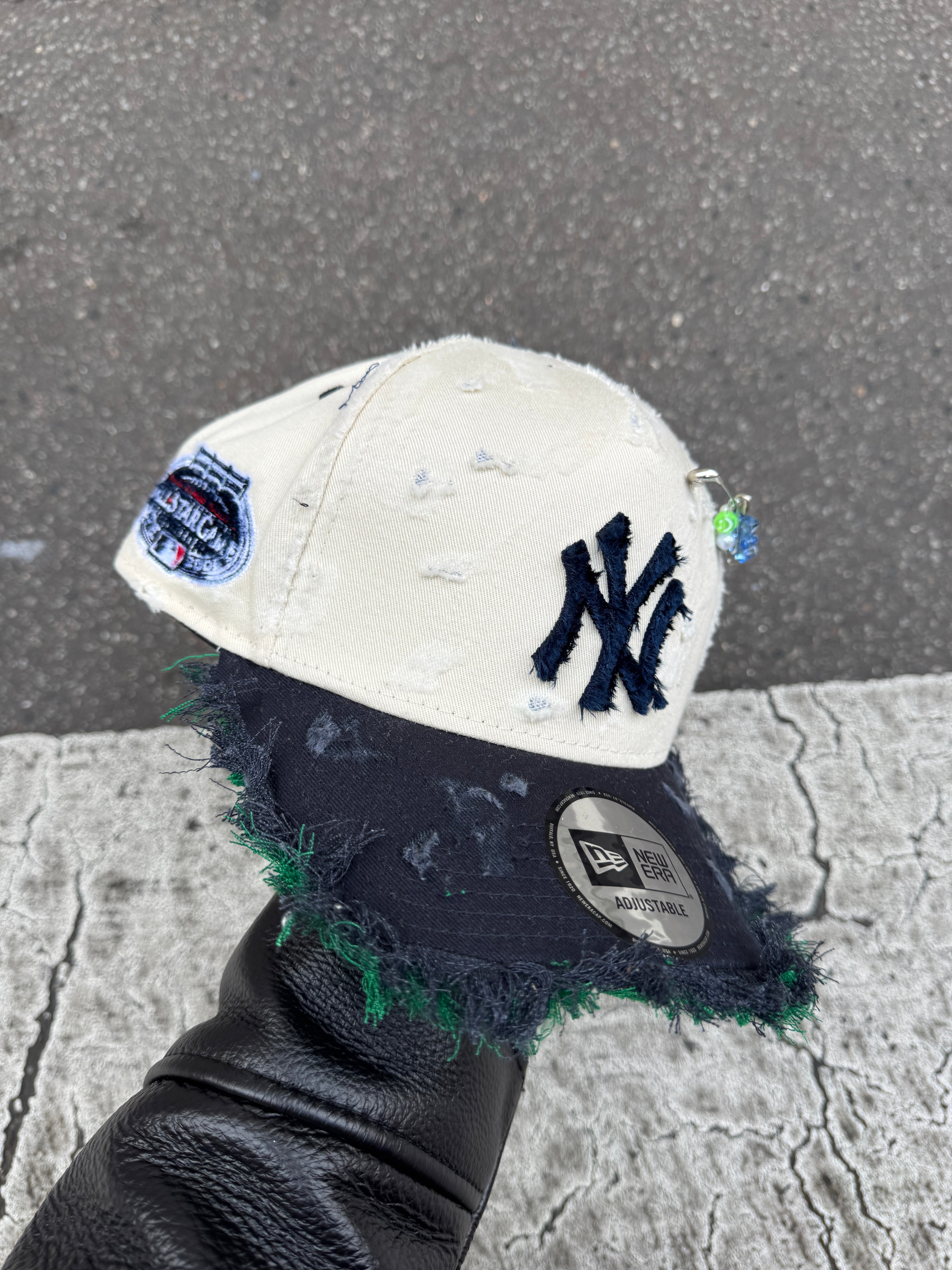 Cap NY ajustable visière ronde Trucker