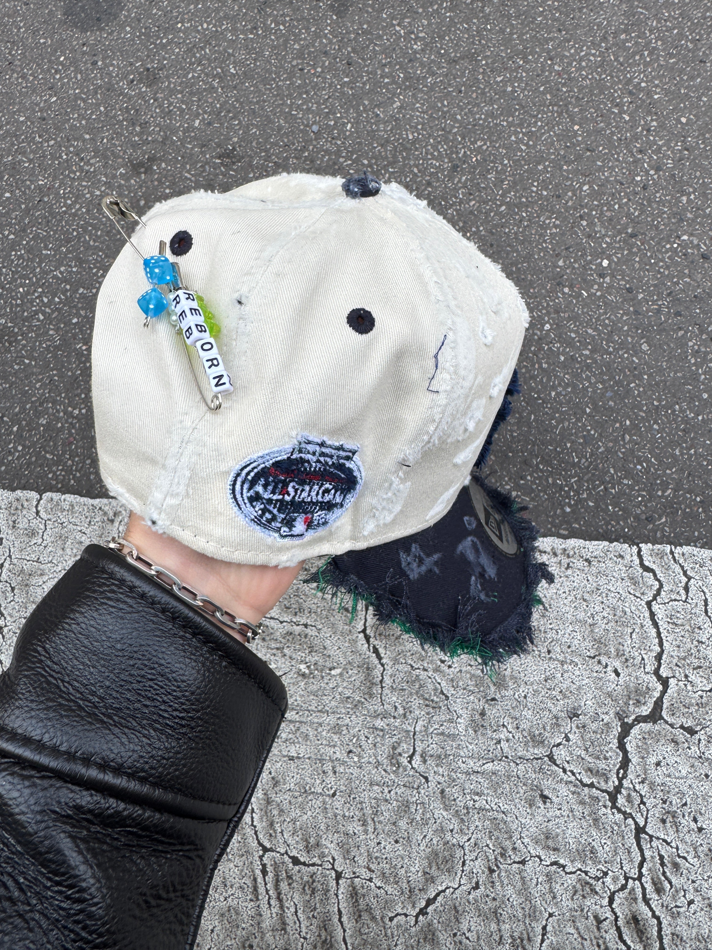 Cap NY ajustable visière ronde Trucker