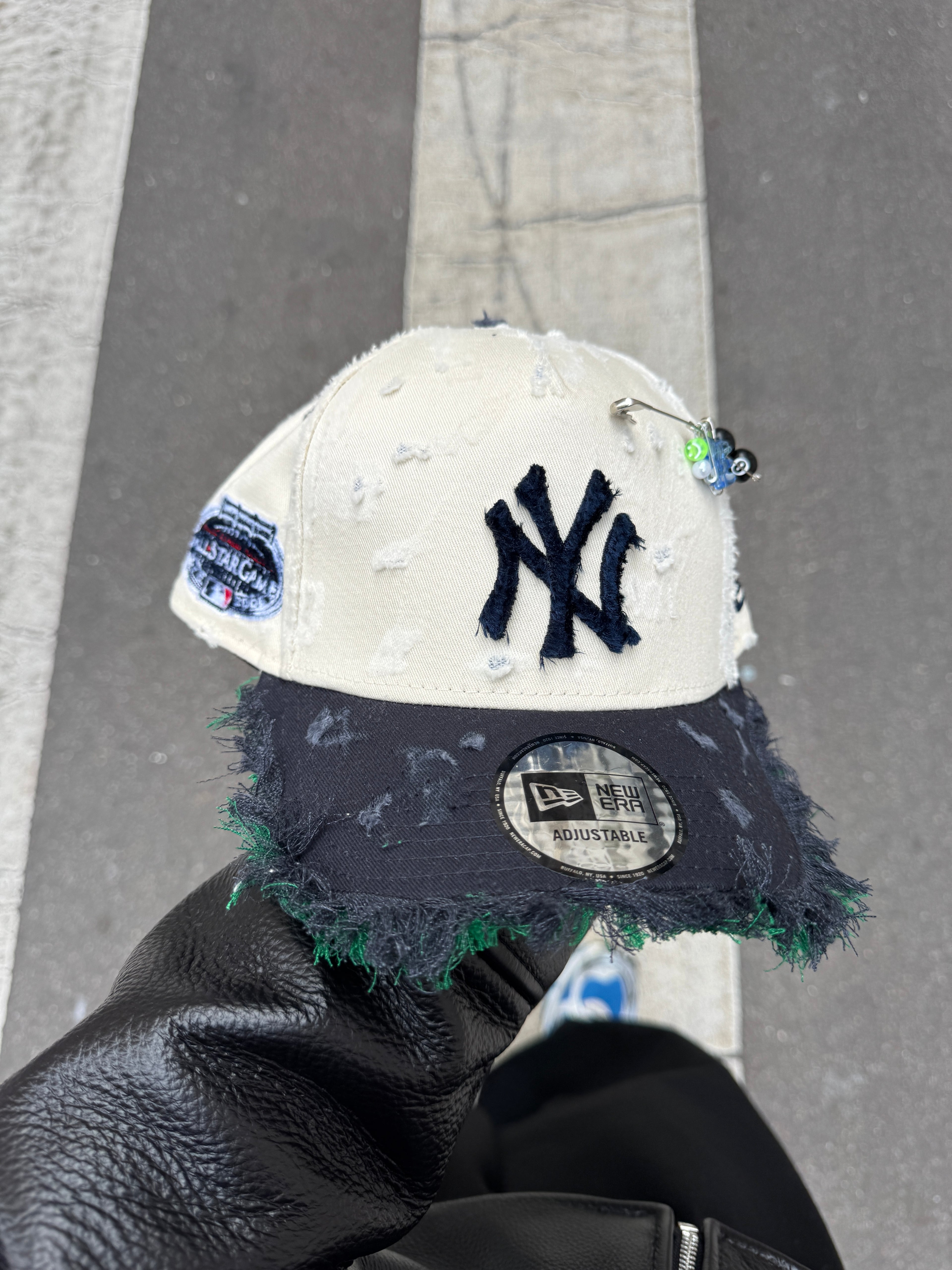 Cap NY ajustable visière ronde Trucker