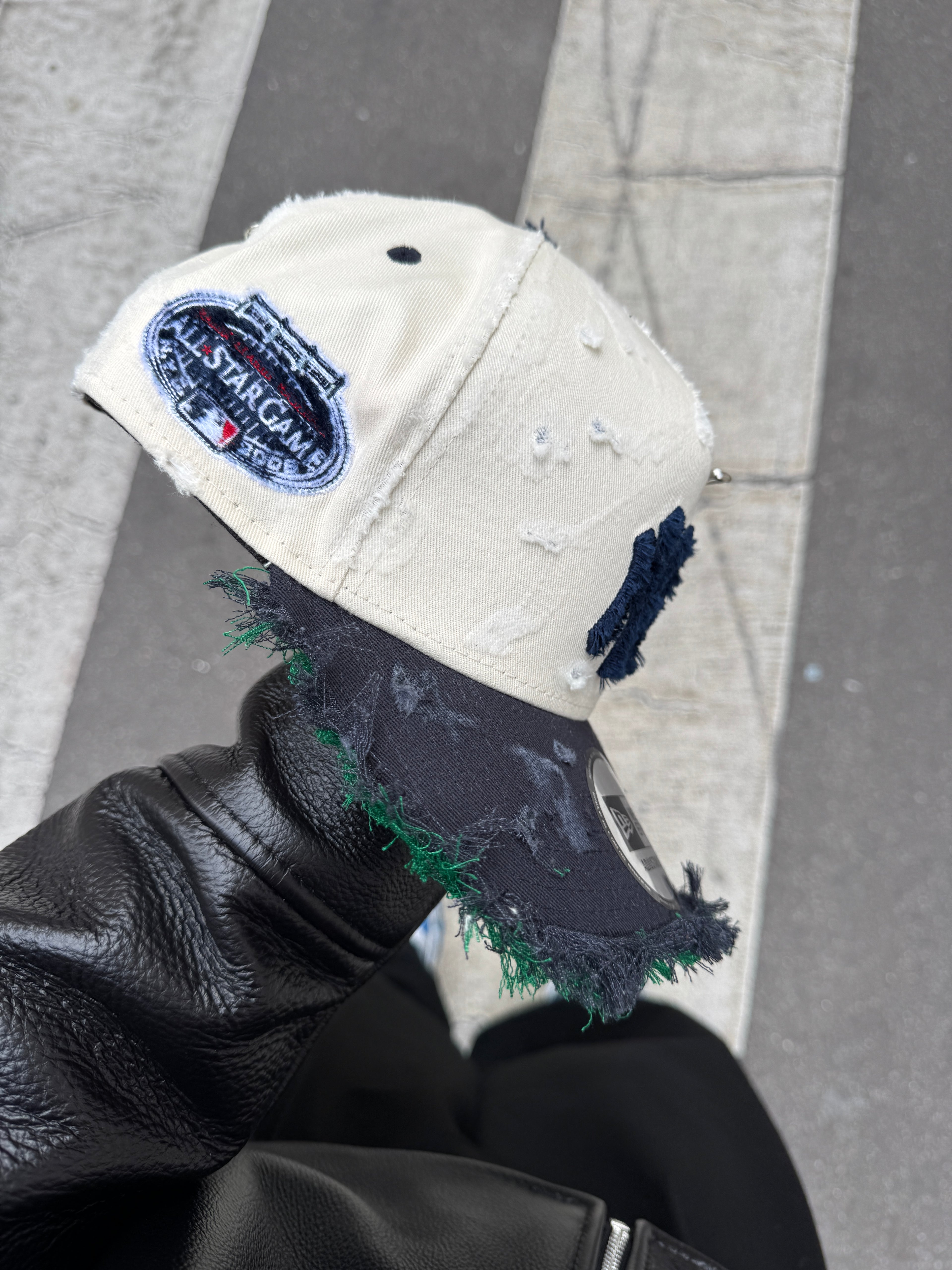 Cap NY ajustable visière ronde Trucker