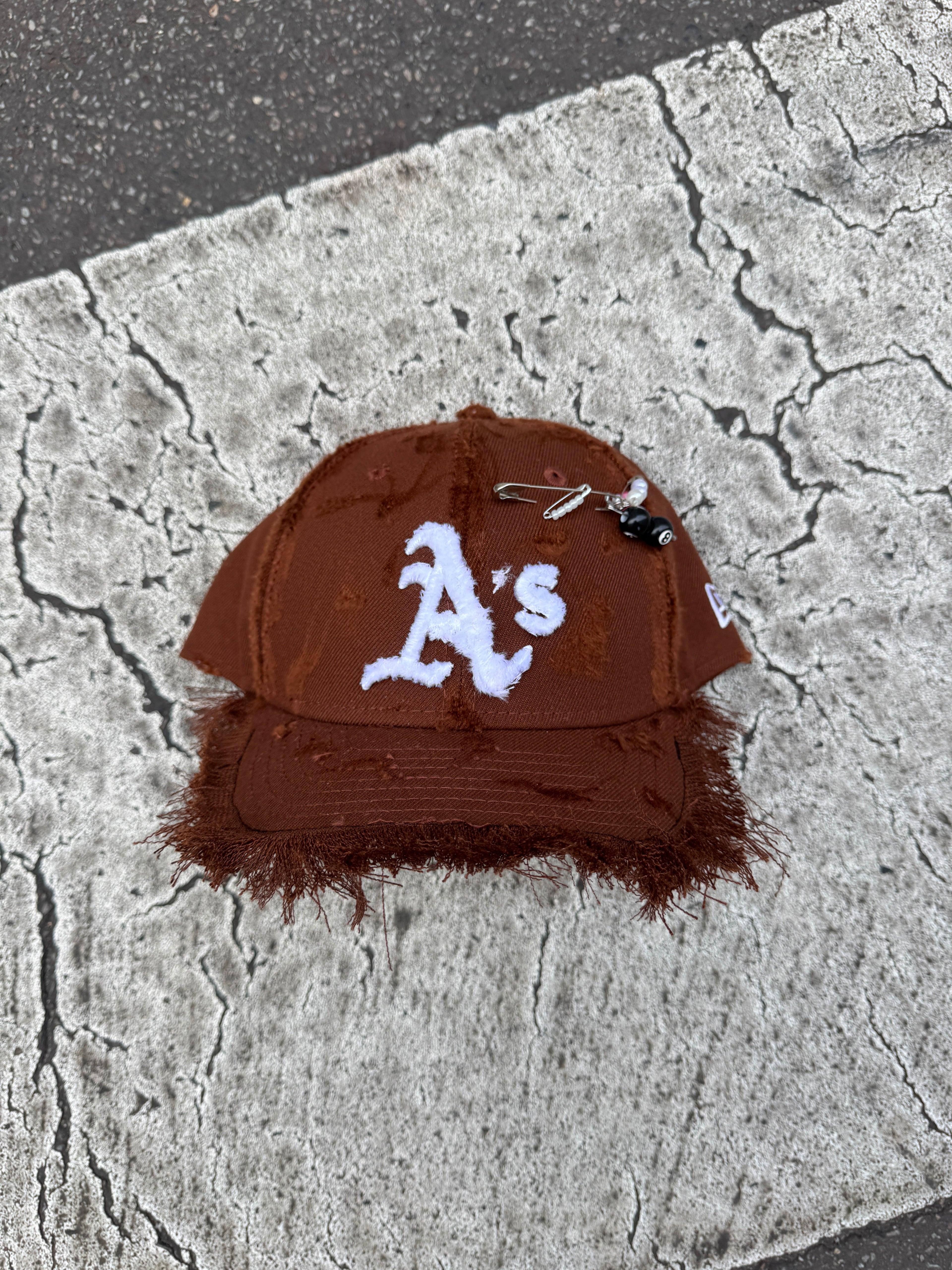 Cap A's ajustable visière incurvée, low profil