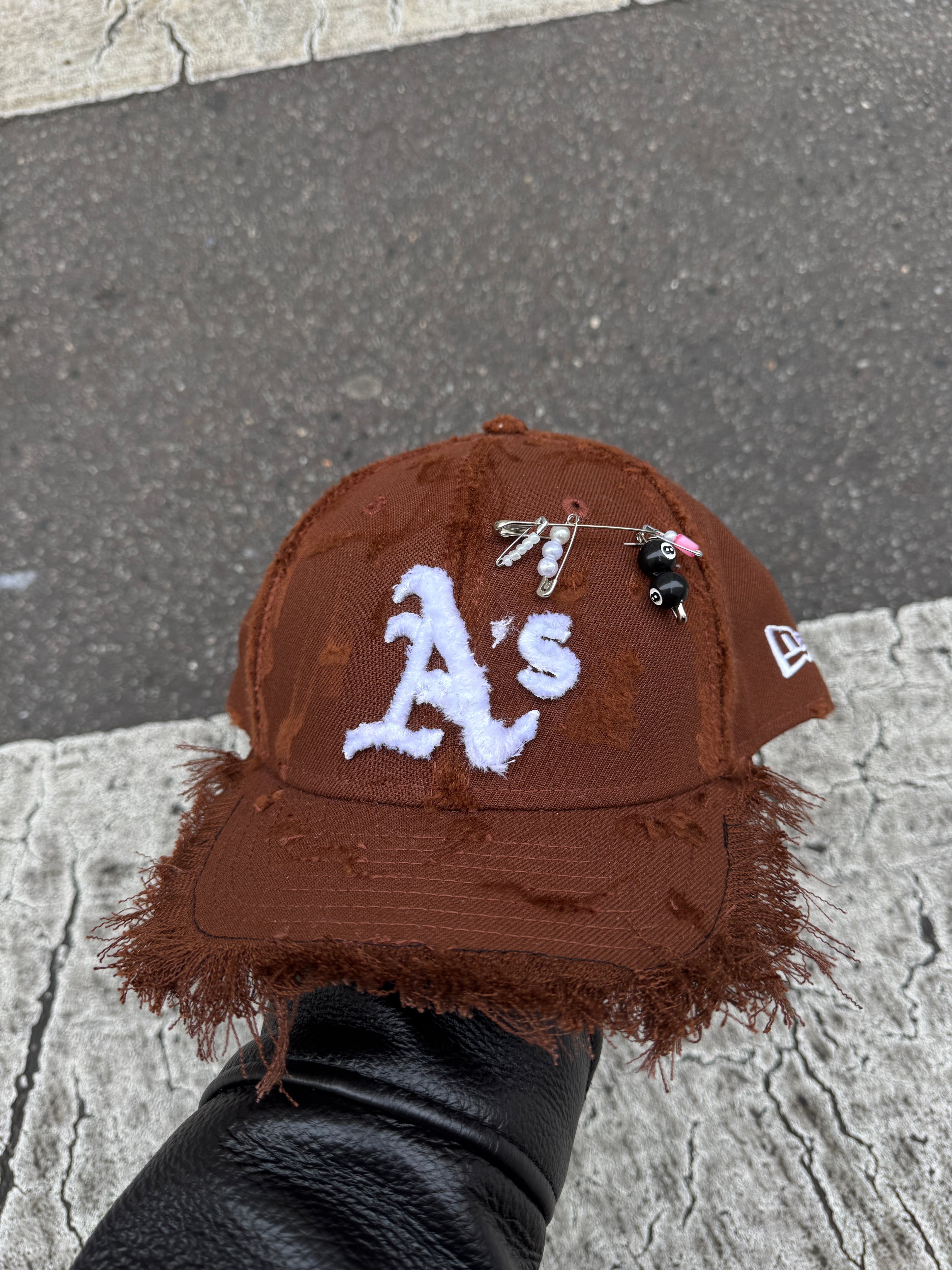 Cap A's ajustable visière incurvée, low profil