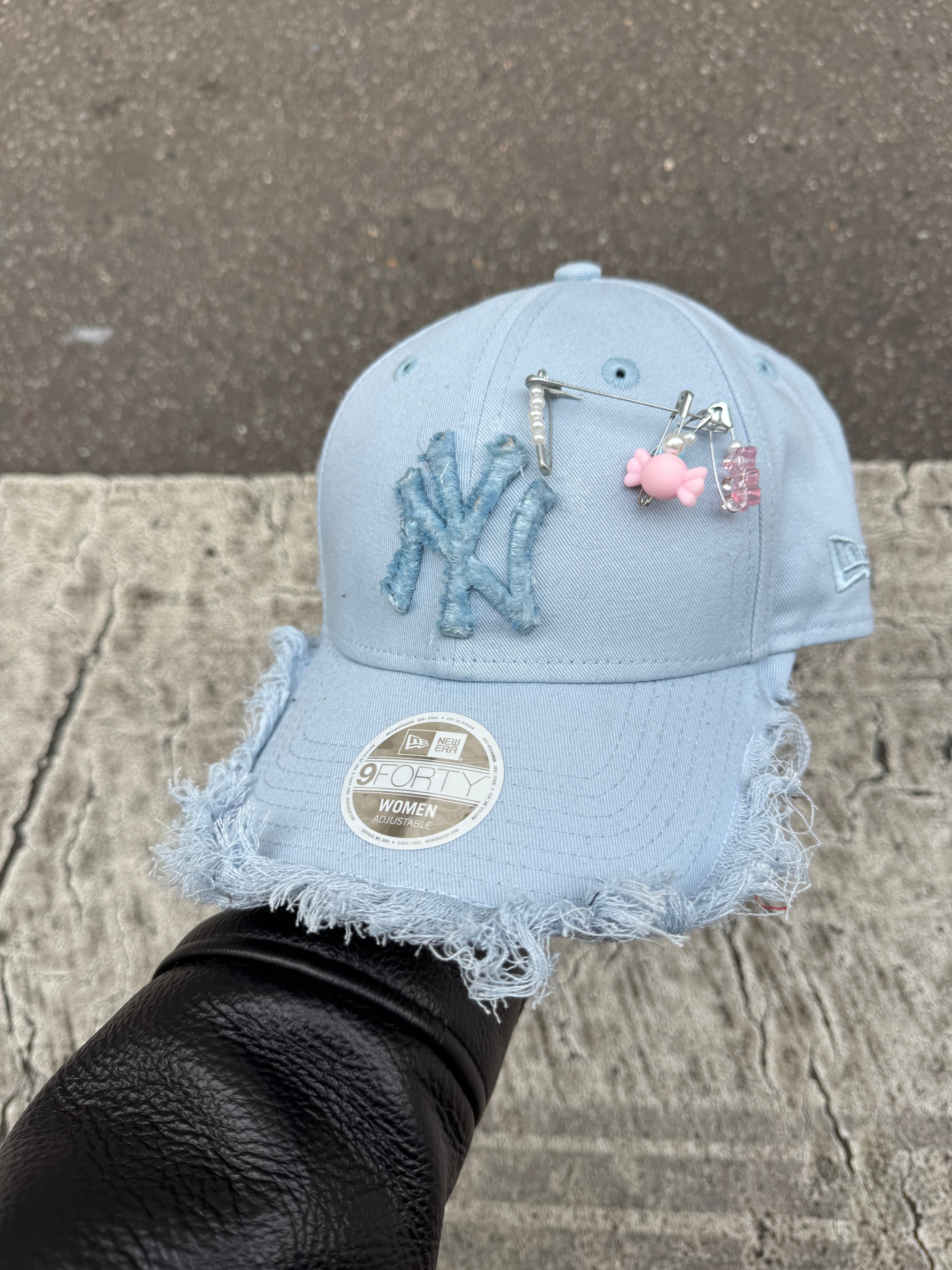 Cap NY ajustable visière ronde