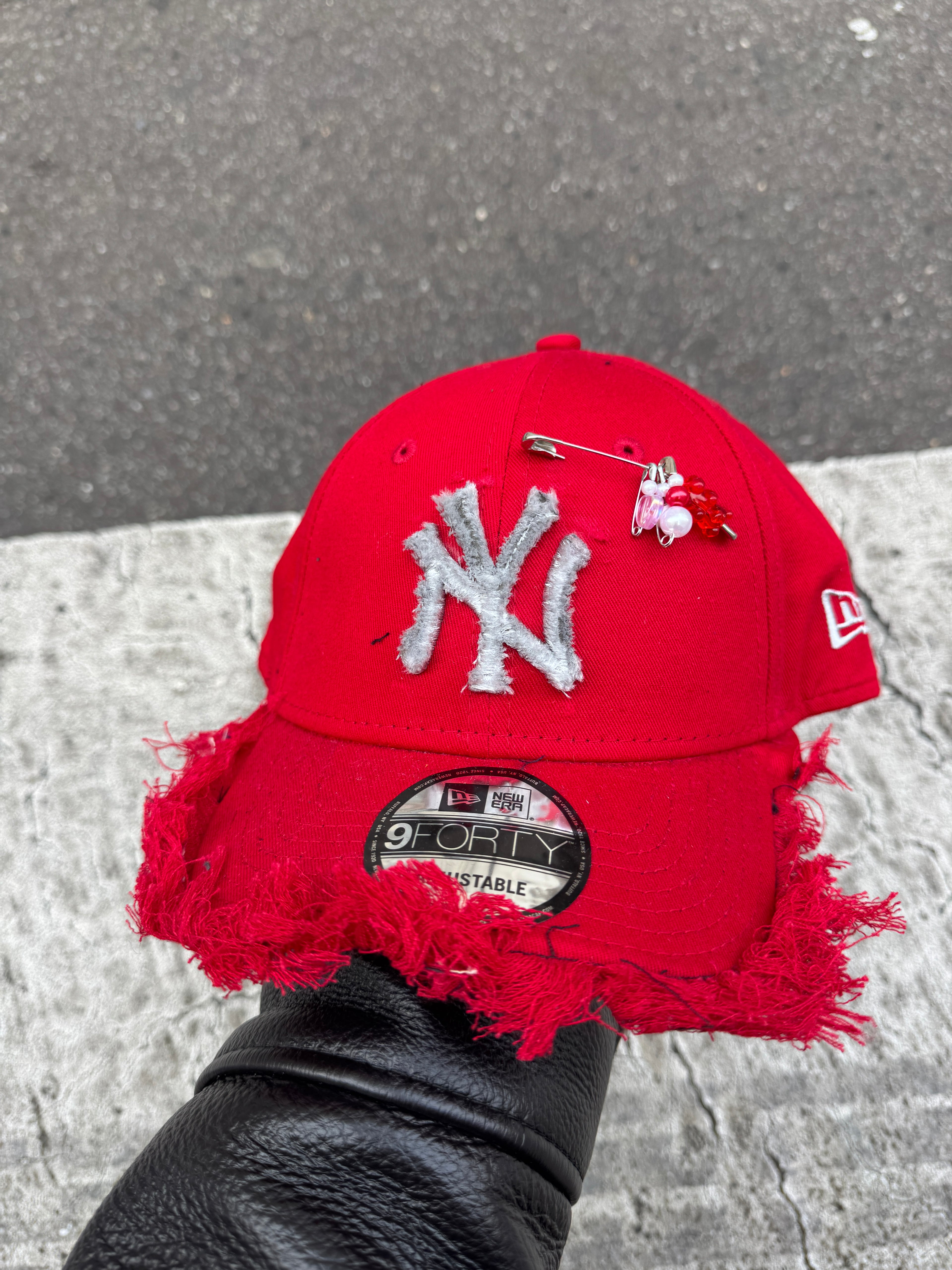 Cap NY ajustable visière ronde