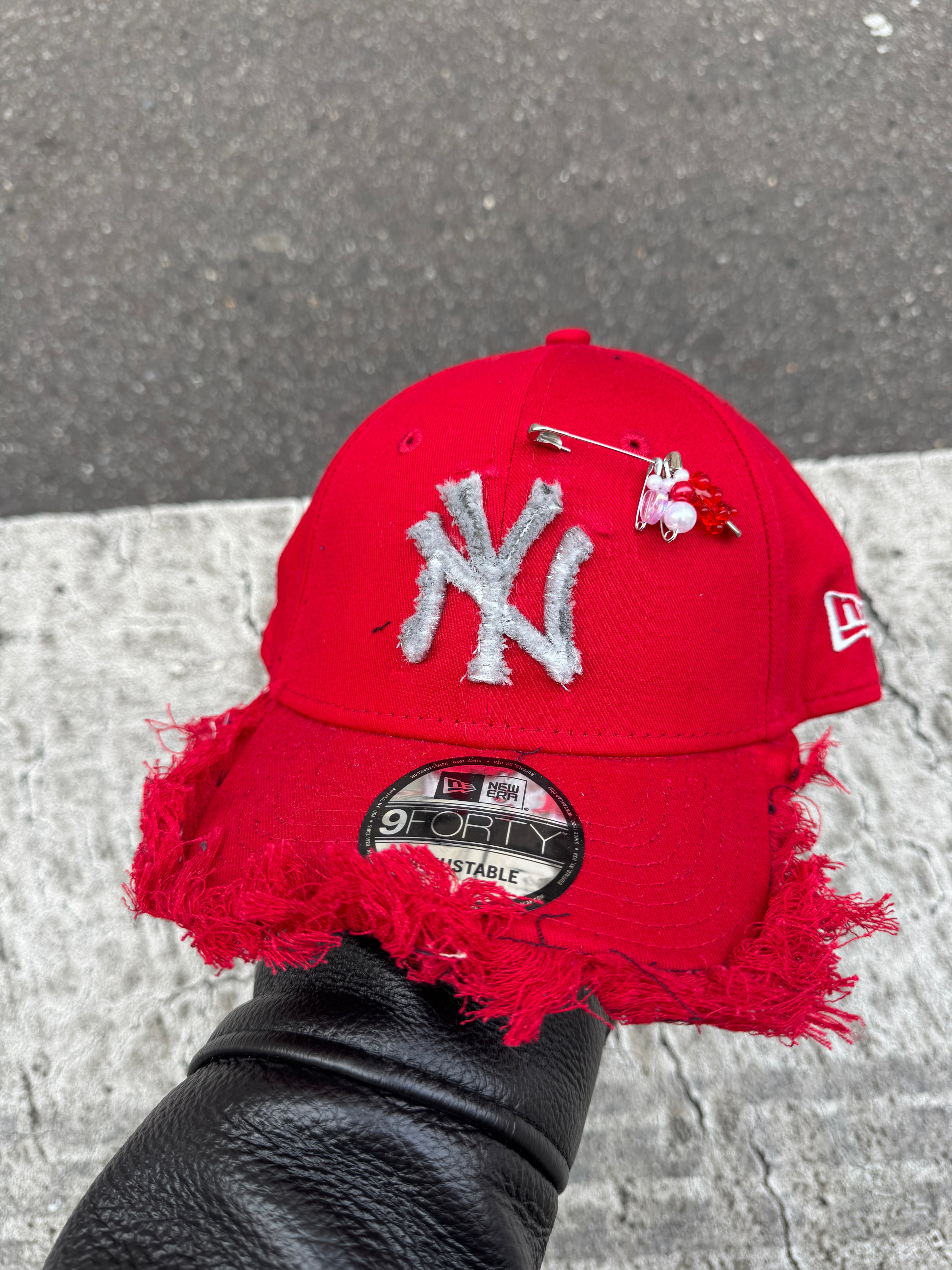 Cap NY ajustable visière ronde