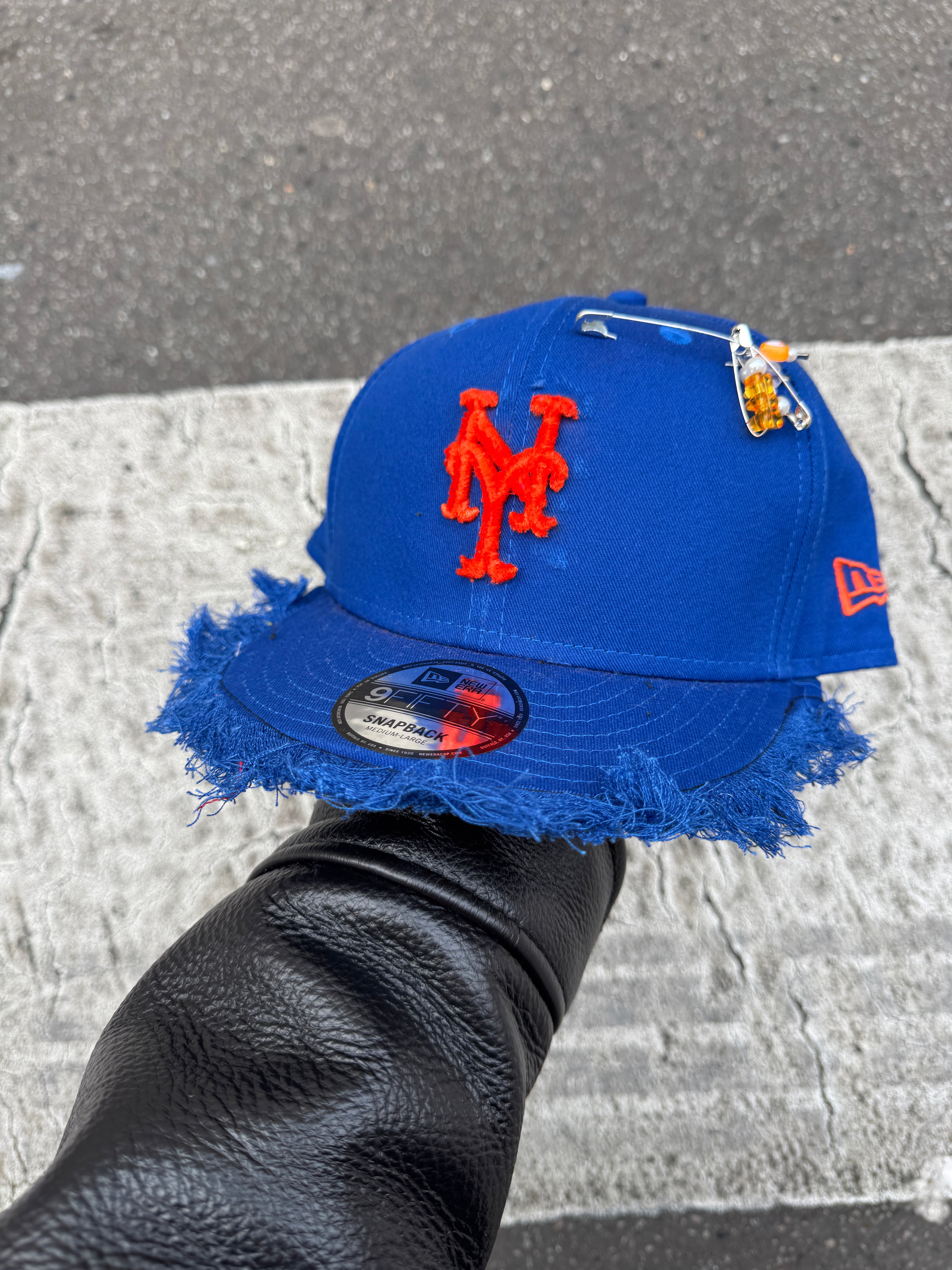 Cap NY Mets réglable visière plate