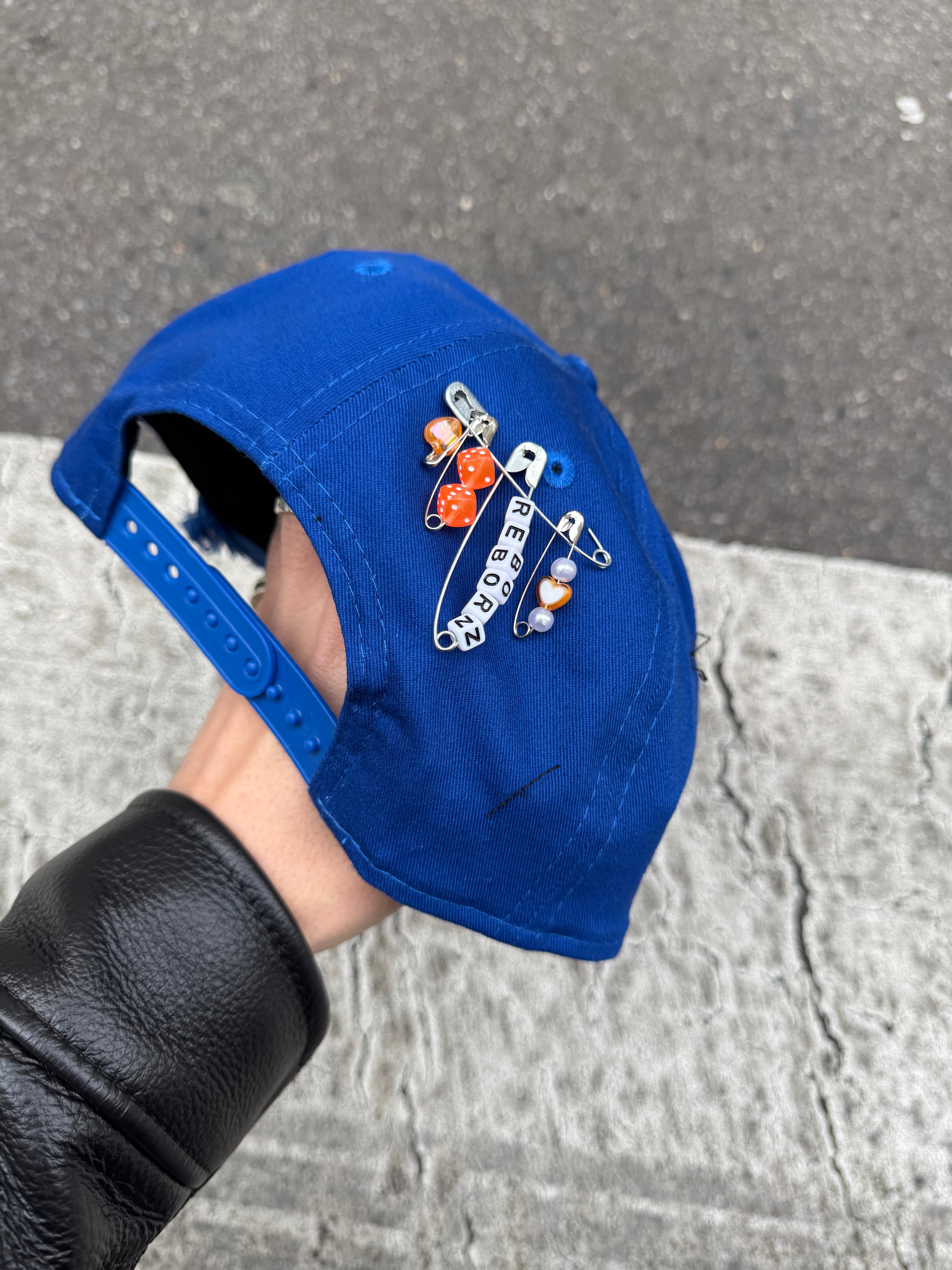 Cap NY Mets réglable visière plate