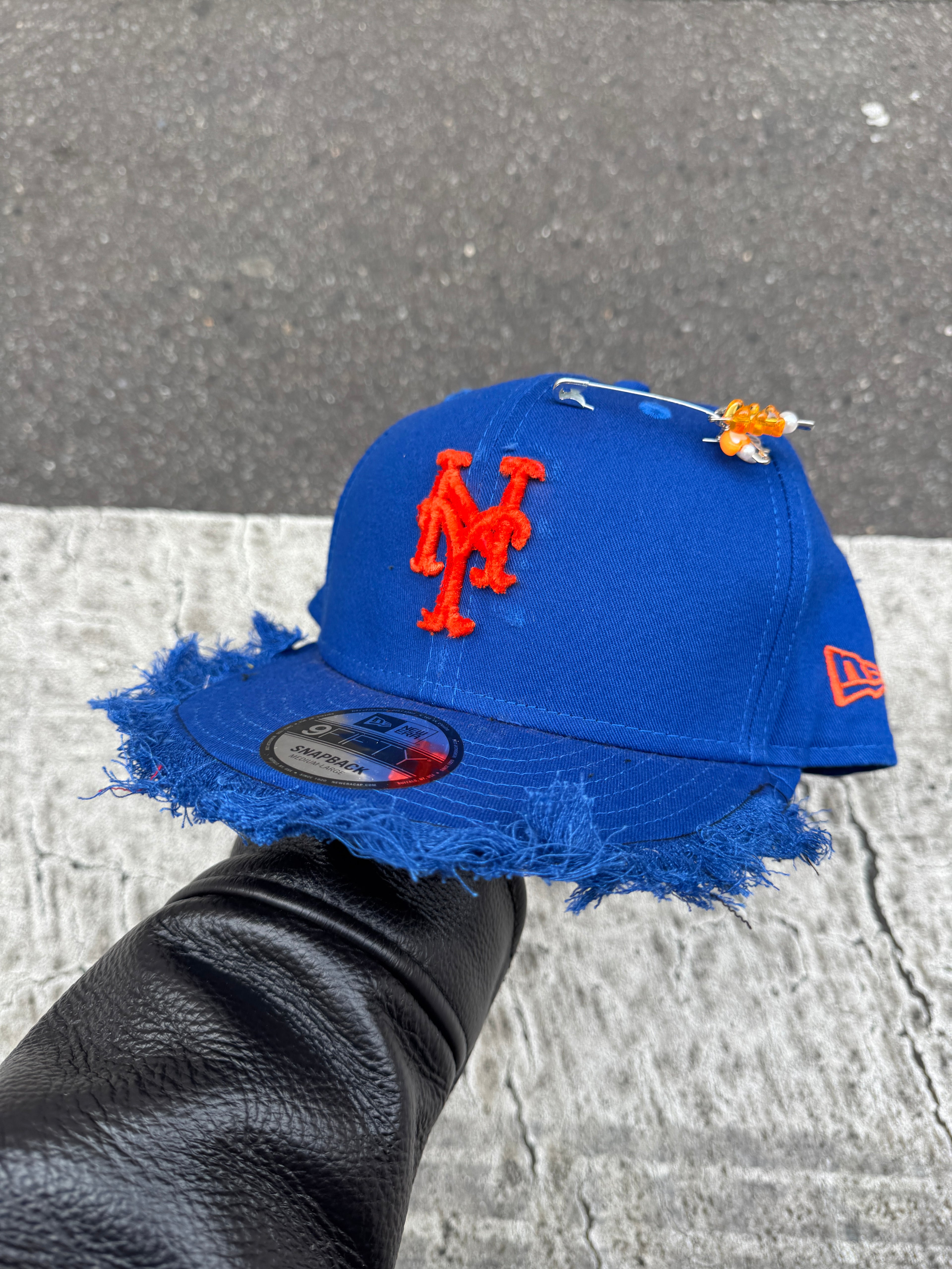 Cap NY Mets réglable visière plate