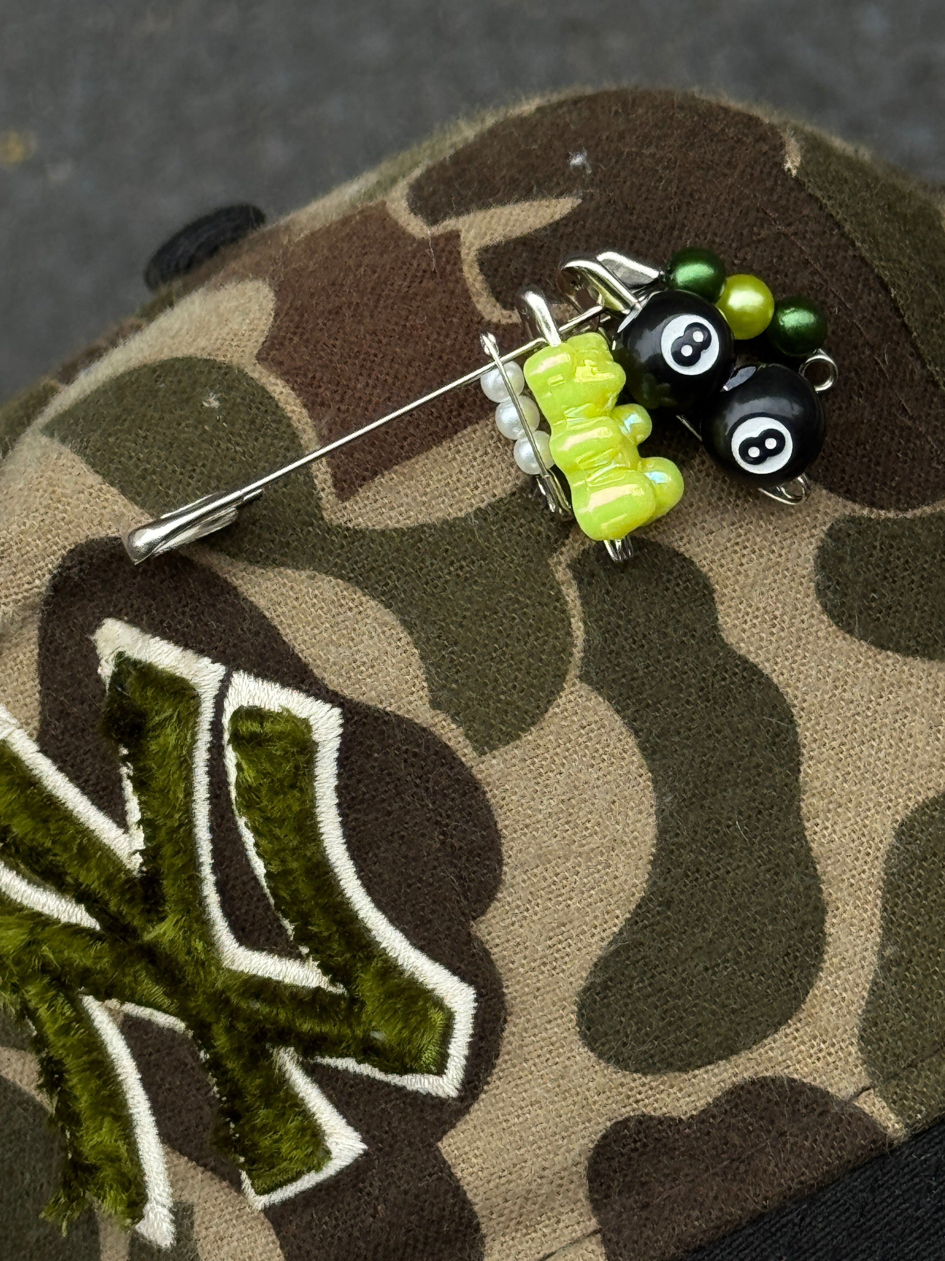 Cap NY Camouflage réglable visière plate